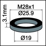 Neoperl rubberring voor perlator m28 78105094