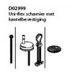 Pressalit scharnier rvs D02999