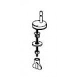 Pressalit scharnier rvs D05999