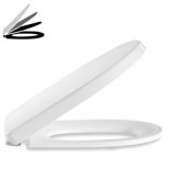 Pressalit Delight closetzitting softclose wit 492000D09999