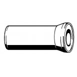 Viega closetaansluitstuk 110 x 400 mm bahamabeige