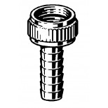 Viega slangpilaar 1"x3/4" messing 104276