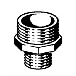 Viega verloopnippel 1/2"x3/8" chroom 458874