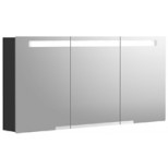 Villeroy & Boch Subway 2.0 spiegelkast 130x75x15.3cm met 3 deuren eiken grafiet A377D0FQ