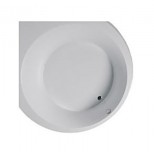 Villeroy & Boch LuXXus kunststof hoekbad quaryl 190x190cm met badpaneel kalksteen wit UBQ145LUX3LSV01