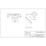 Villeroy & Boch Omnia Pro fontein 40x25 wit 73361B01