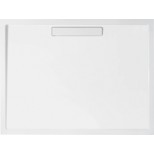 Villeroy & Boch Squaro kunststof douchebak quaryl rechthoekig 120x90x1.8cm met steun wit UDQ1290SQR2V01