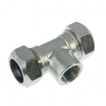 Vsh  klem t-koppeling 22x3/4"bi.x22mm messing verzinkt 6322459