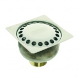 VSH Eureka doucheput E1830 100x100mm ø-mm RVS met 4-K bovenplaat draada