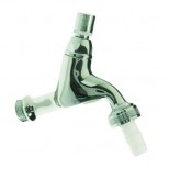 VSH beluchterkraan z. sleutel met wartel 1/2x3/4" chroom 0500601