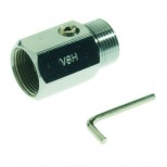 Vsh  kogelkraan m22 bi.x bu. met imbus-sleutel k3274 vernikkeld 715341