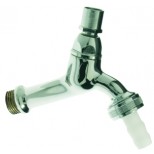 Vsh  slangwartelkraan 1/2" v/sleutelbediening chroom 495957