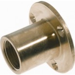 Vsh  sok op plaat 1/2" bi. messing 451143