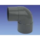 Wavin HWA bocht 87° mof/vernauwende spie 100mm grijs 4011310009