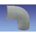 Wavin HWA bocht 87° mof/vernauwende spie 80mm wit 4041308009