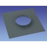Wavin plakplaat voor ontluchtingskap enkelwandig 80mm grijs 4242008000